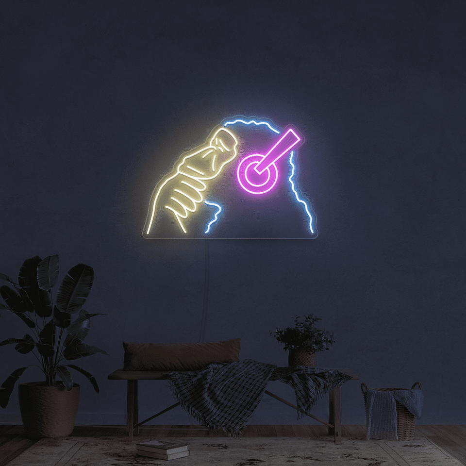 Music Chimp LED neon sign designed by Neonmarvels