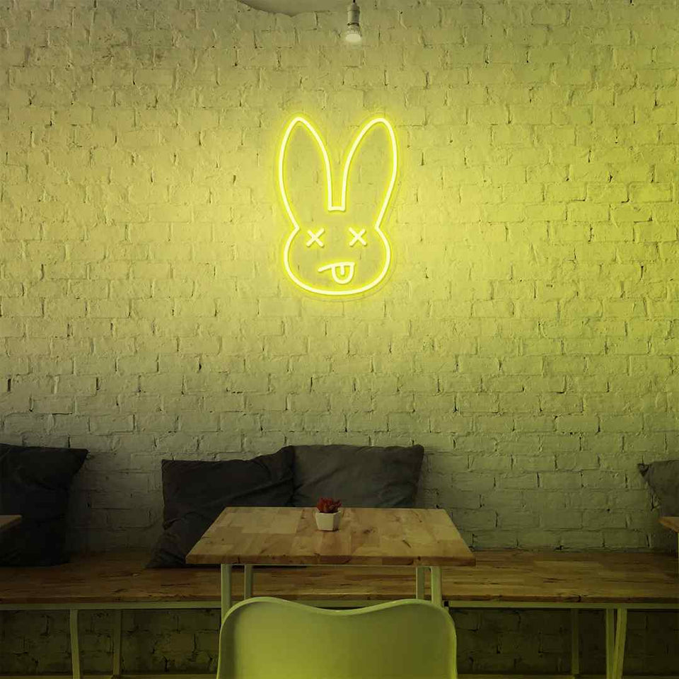 BAD BUNNY NEON SIGN