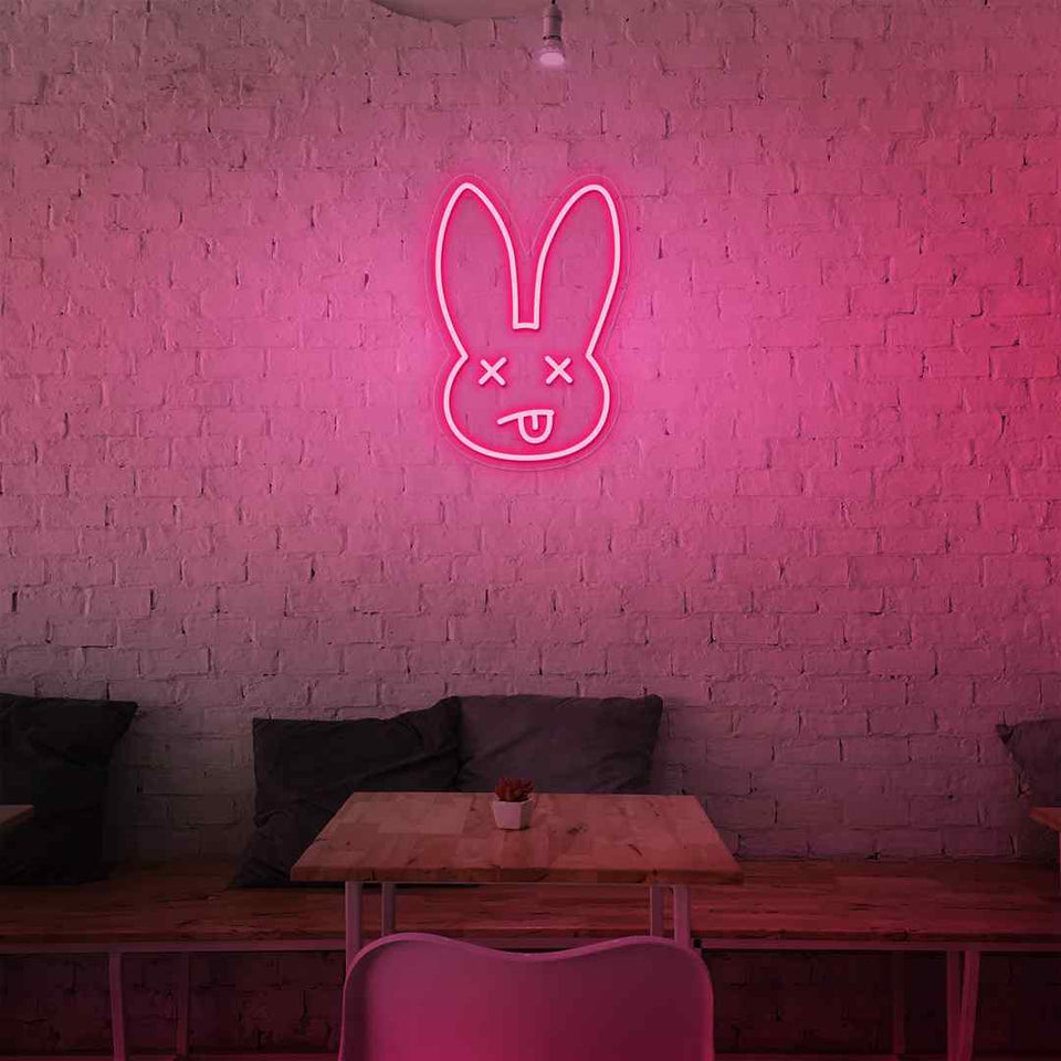 BAD BUNNY NEON SIGN