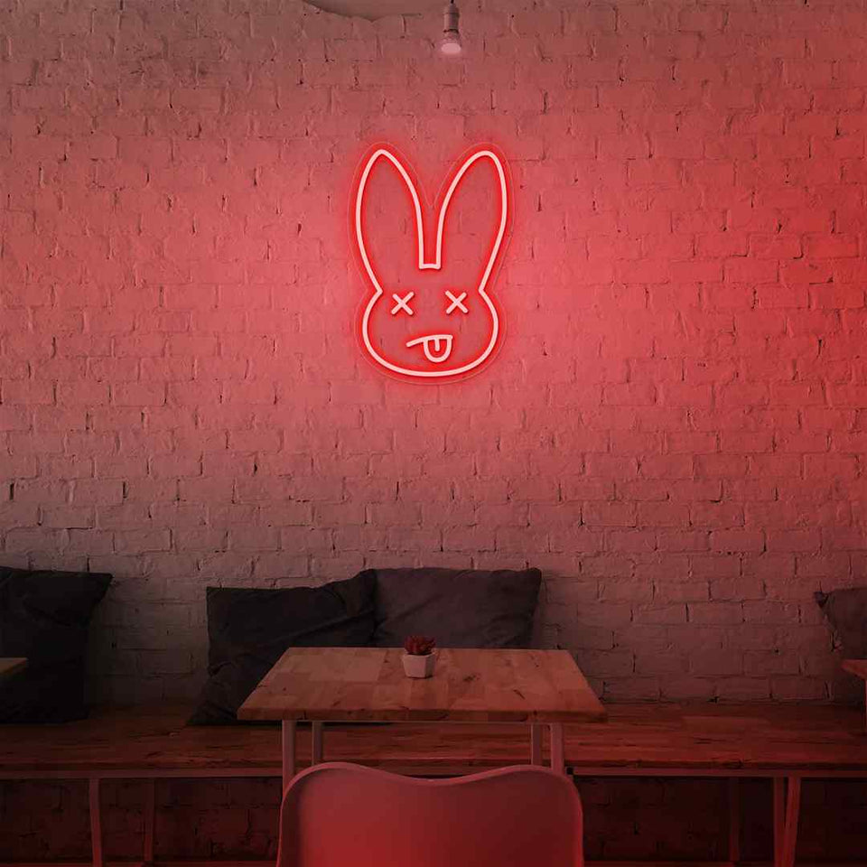 BAD BUNNY NEON SIGN
