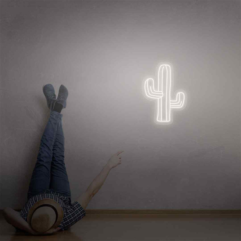 Cactus neon sign
