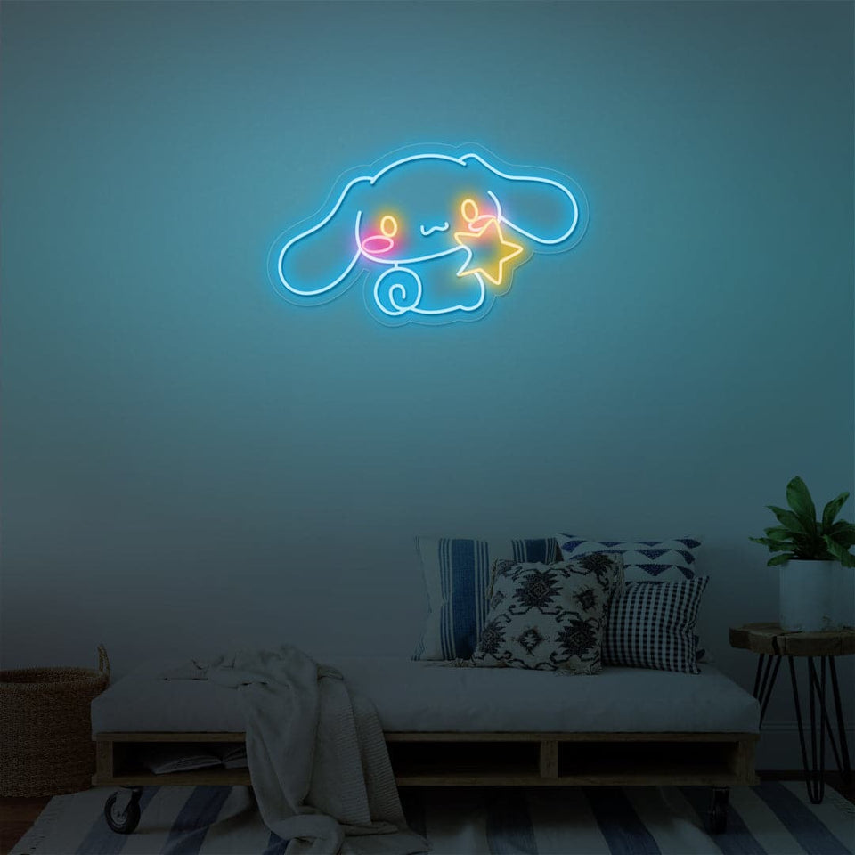 Cinnamoroll neon sign