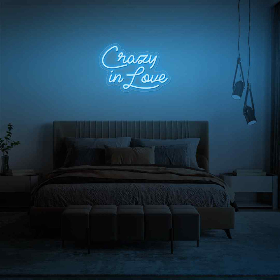 Crazy in love neon sign