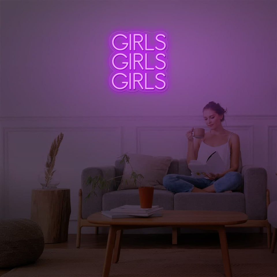 PURPLE COLOR NEON SIGN