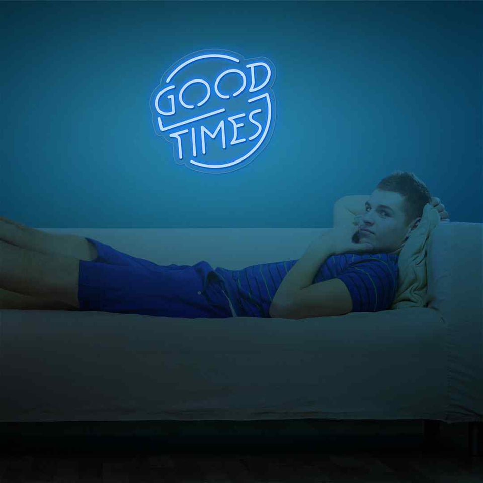 Good times neon sign