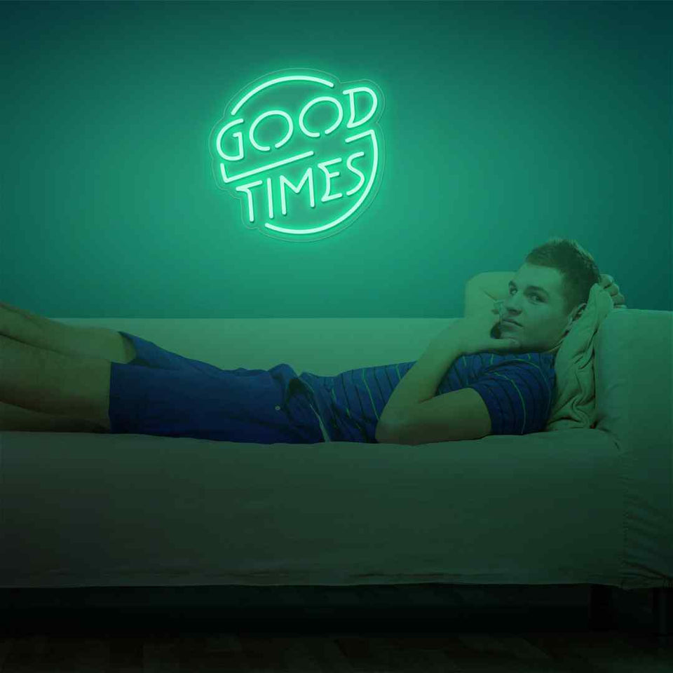Good times neon sign