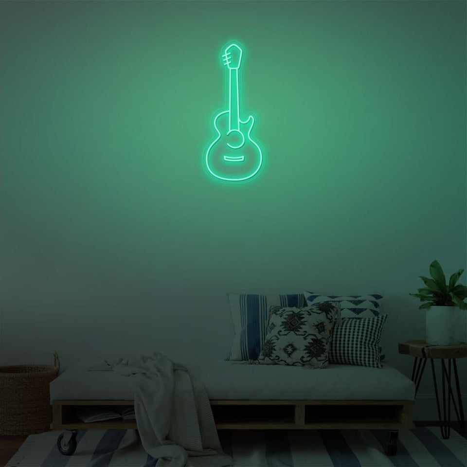 GUITART MINT GREEN COLOR NEON SIGN