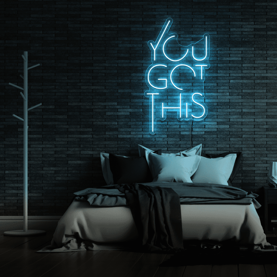 YOU GOT THIS PURPLE COLOR LED NEON SIGN