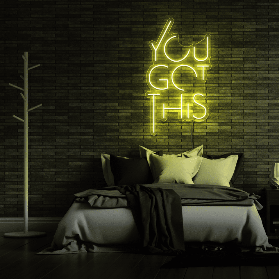 YOU GOT THISPINK COLOR LED NEON SIGN