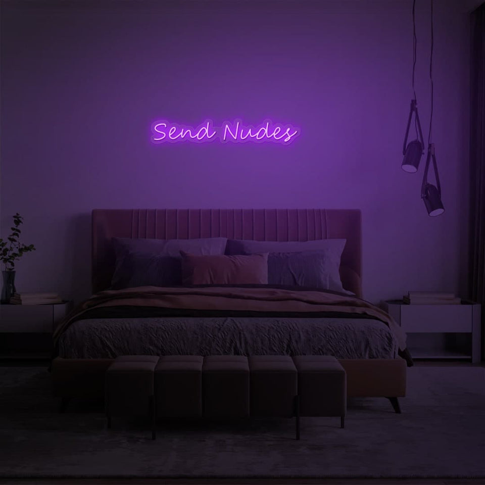 SEND NUDES MOCK UP PURPLE