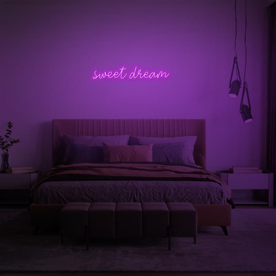 SWEET DREAM PURPLE COLOR NEON SIGN