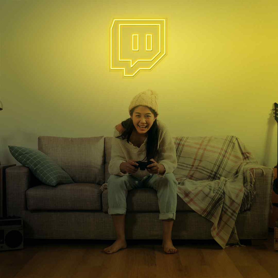Twitch neon sign