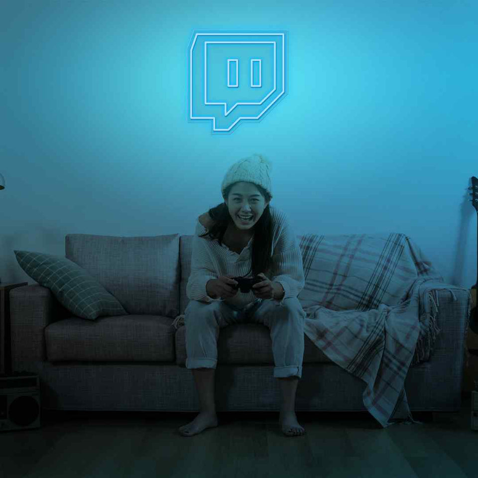 Twitch neon sign