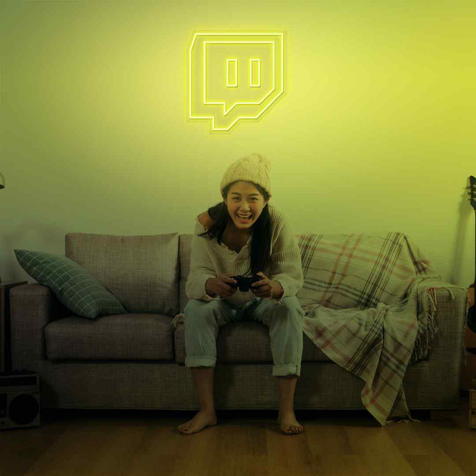 Twitch neon sign