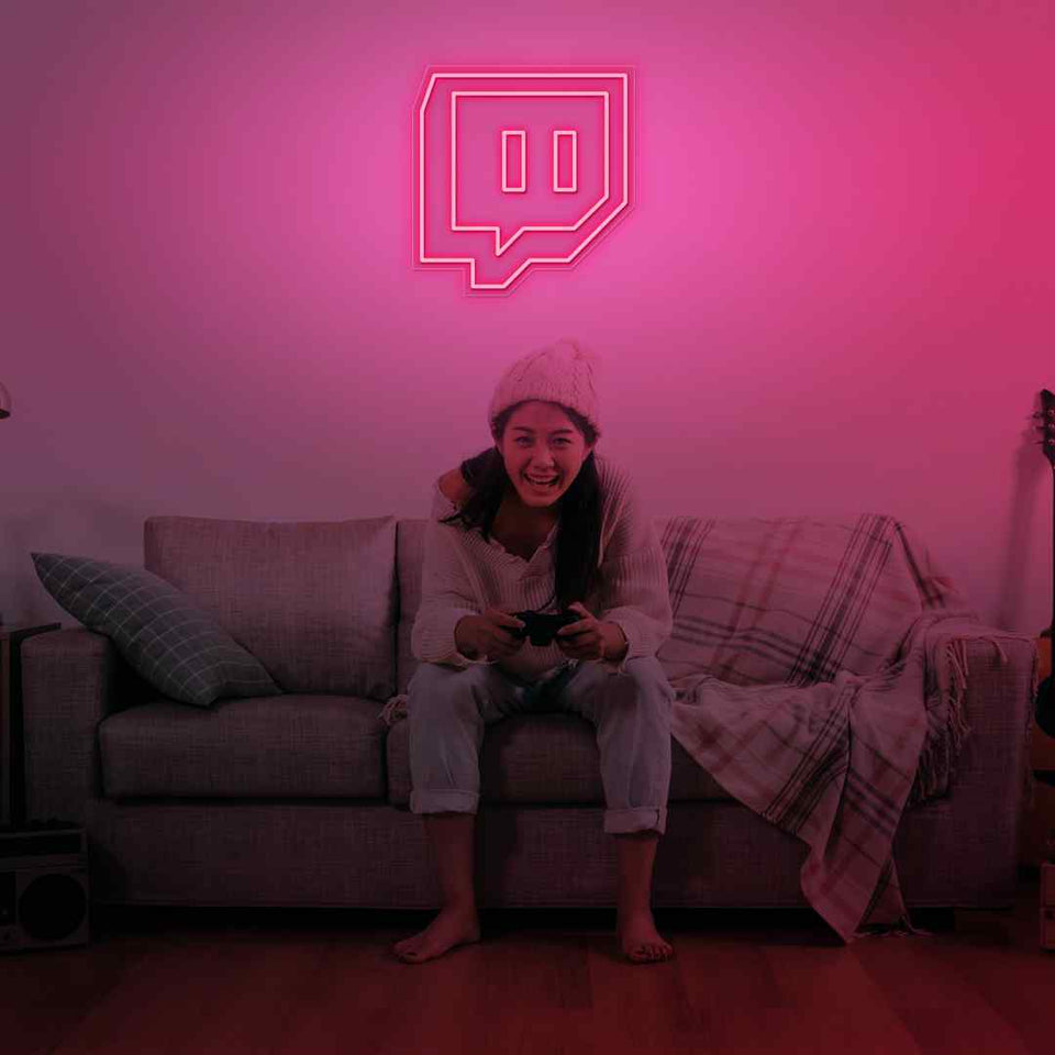 Twitch neon sign