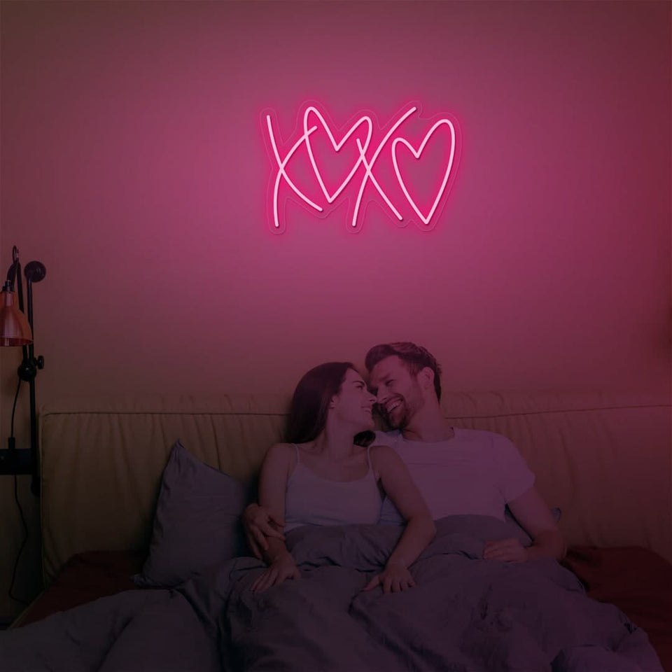 XOXO PINK COLOR NEON SIGN