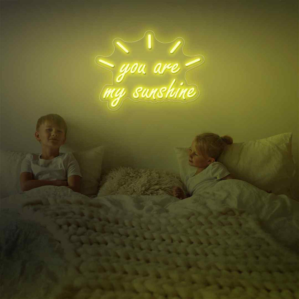 You are my sunshine neon sign