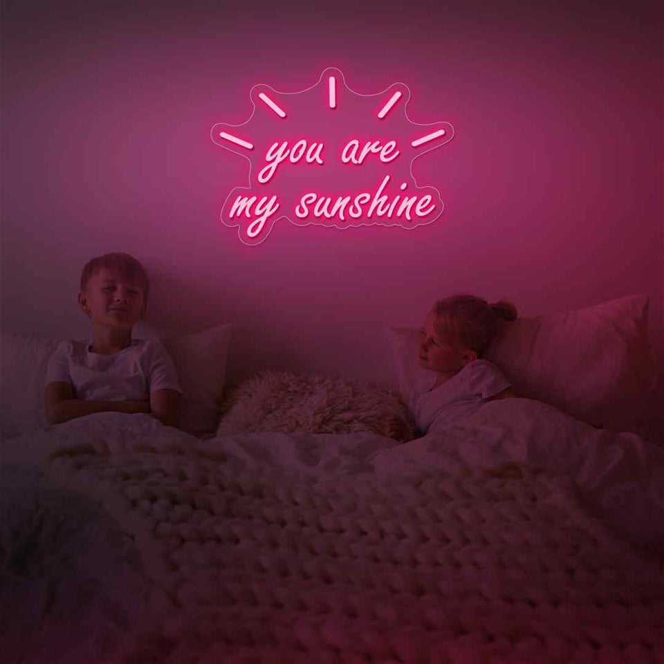 You are my sunshine neon sign