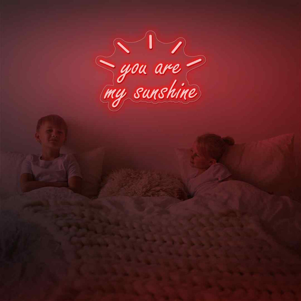 You are my sunshine neon sign