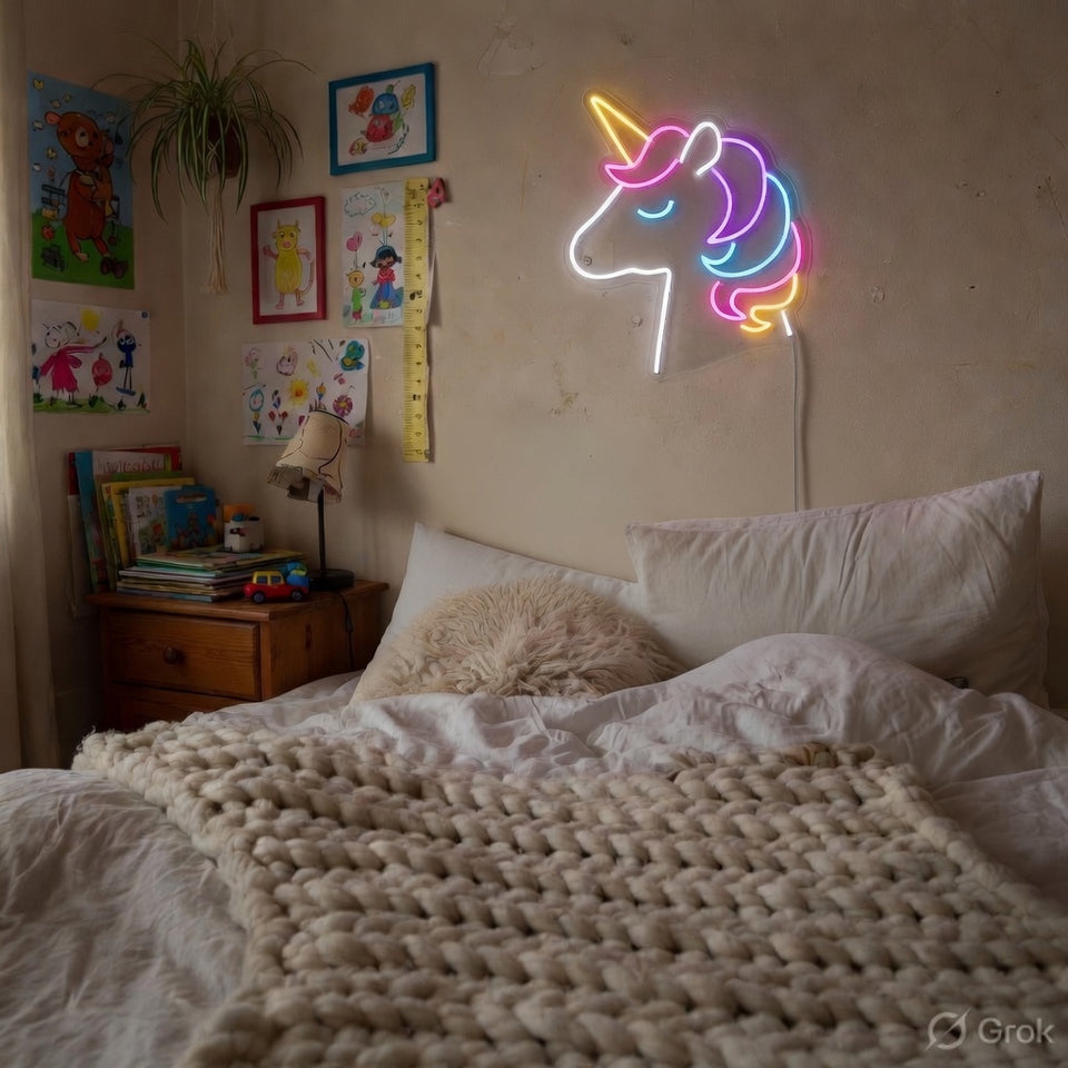 Unicorn neon light