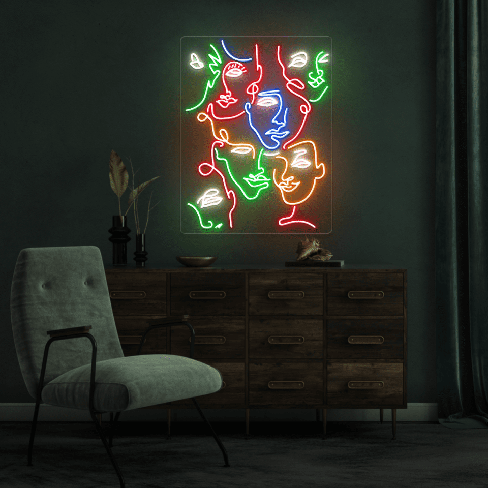 Neon clearance wall art