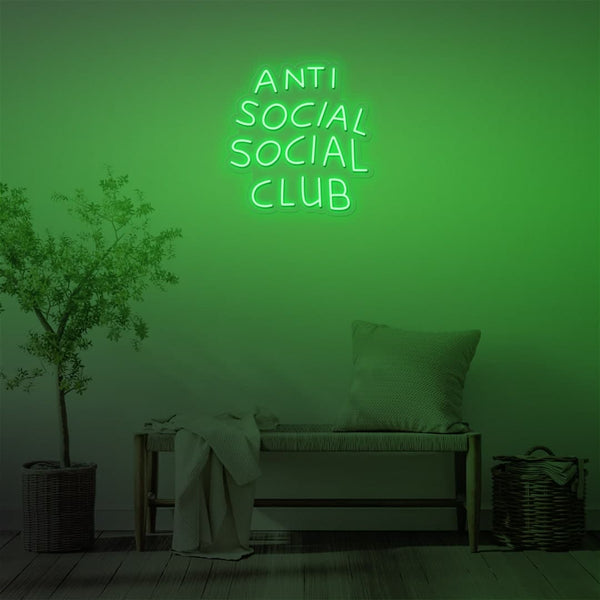 Anti social social club neon green clearance