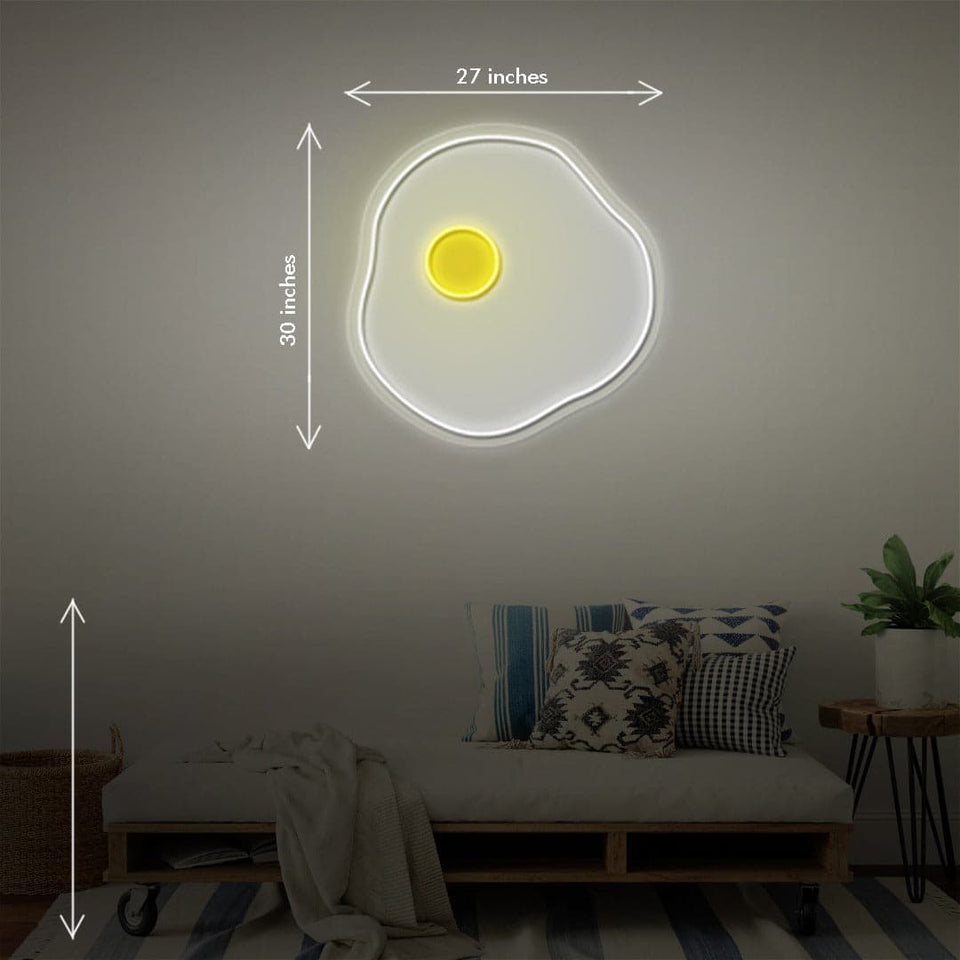 Egg' is a 30 inch LED Neon Sign by Katie Zamprioli