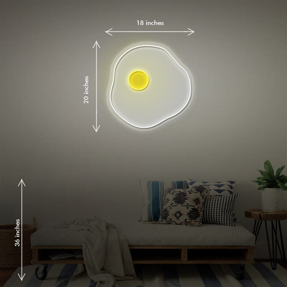 Egg' is a 20 inch LED Neon Sign by Katie Zamprioli