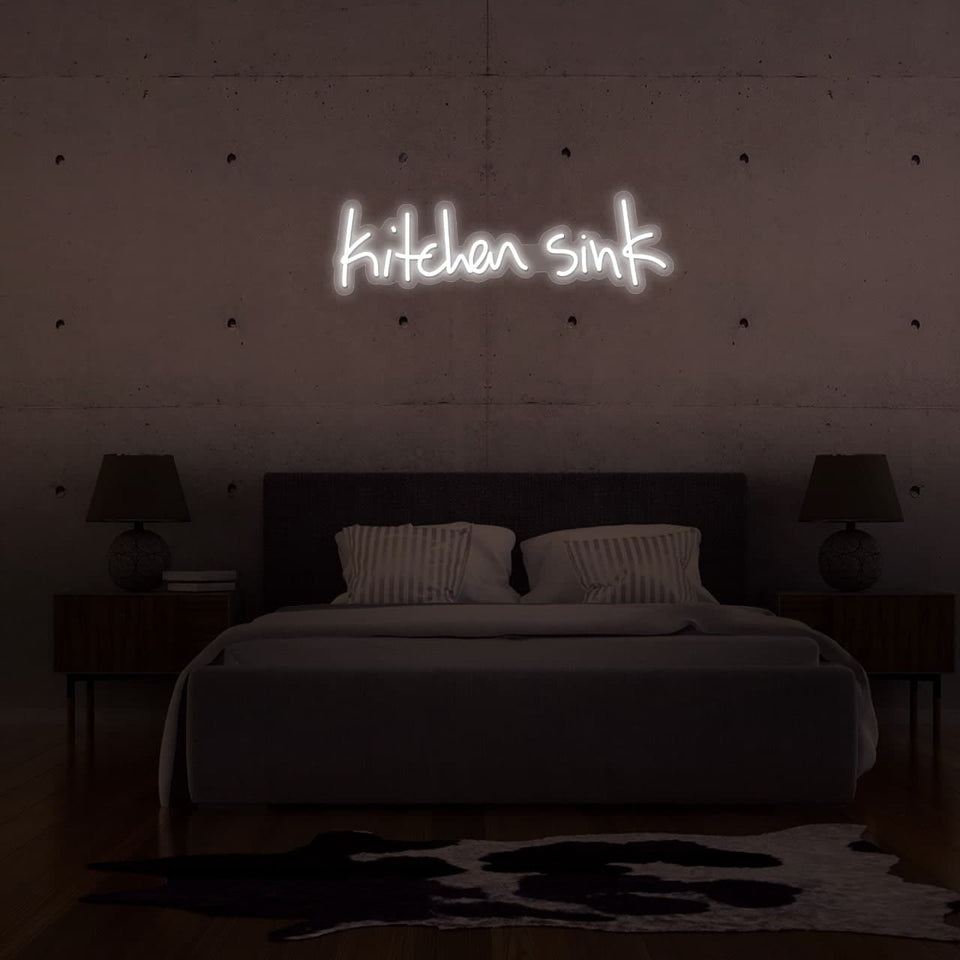 Kitchen Sink LED Neon Sign