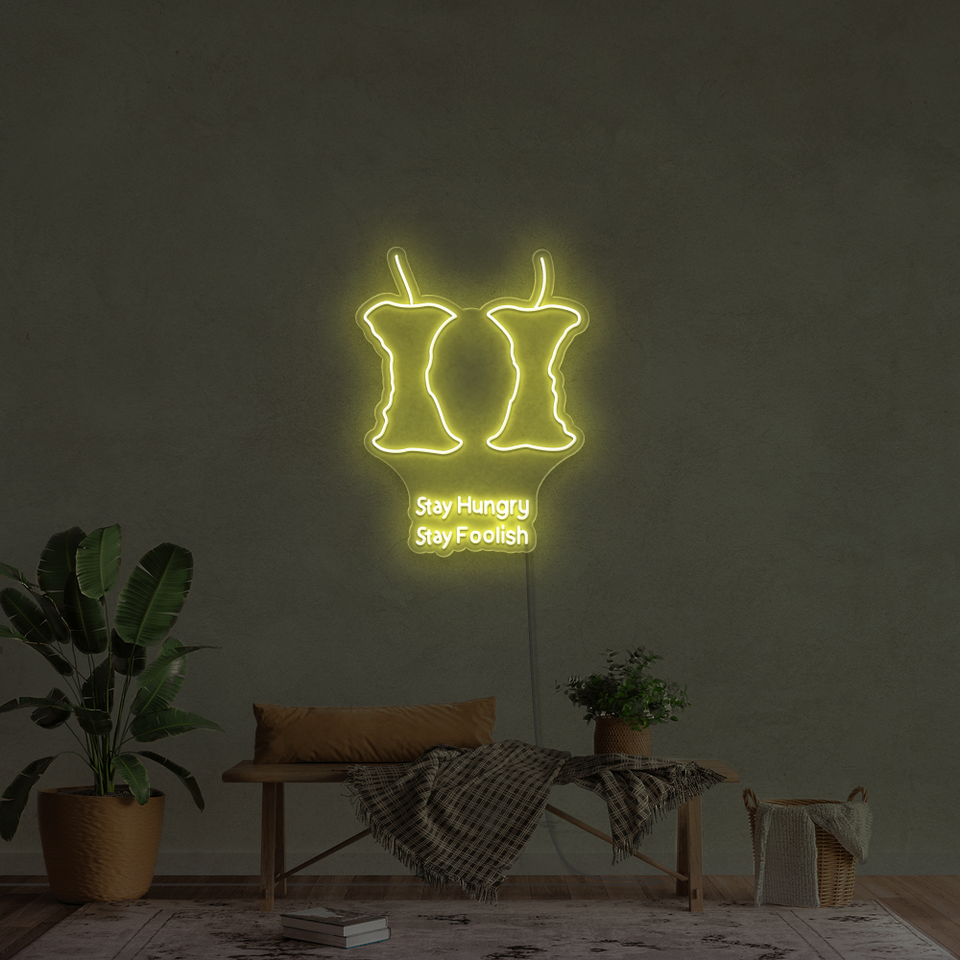 STAY HUNGRY STAY FOOLISH - LED NEON SIGN