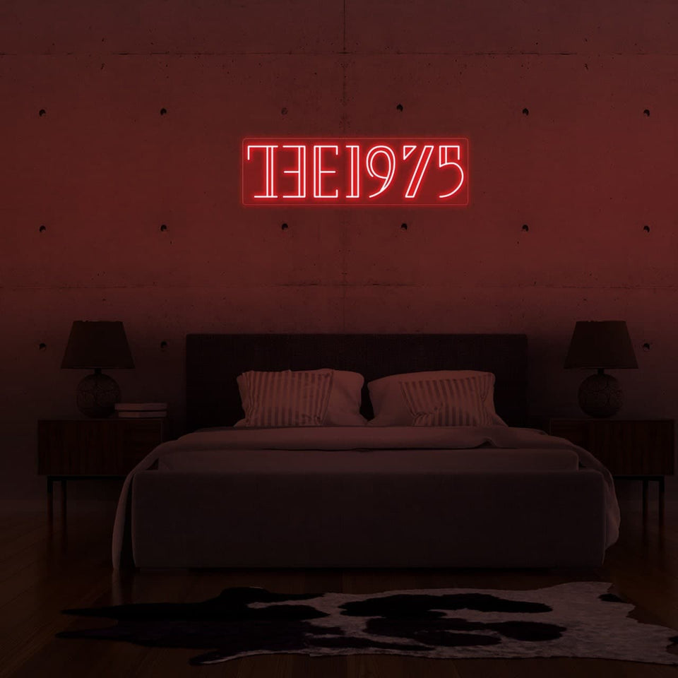 THE 1975 RED COLOR LED NEON SIGN