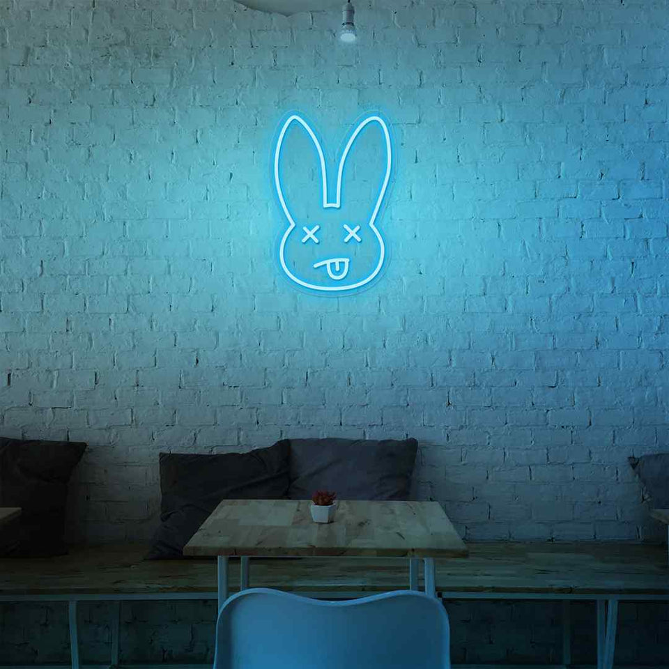 Bad bunny led sign cheap