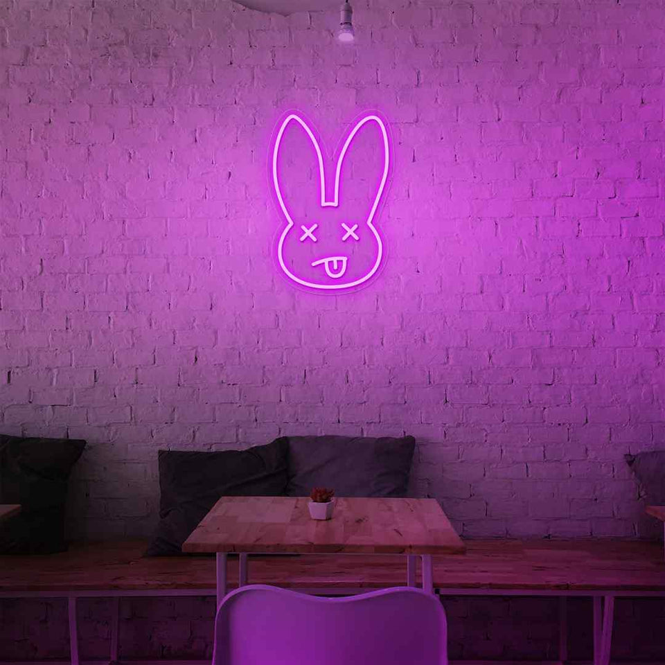 BAD BUNNY NEON SIGN