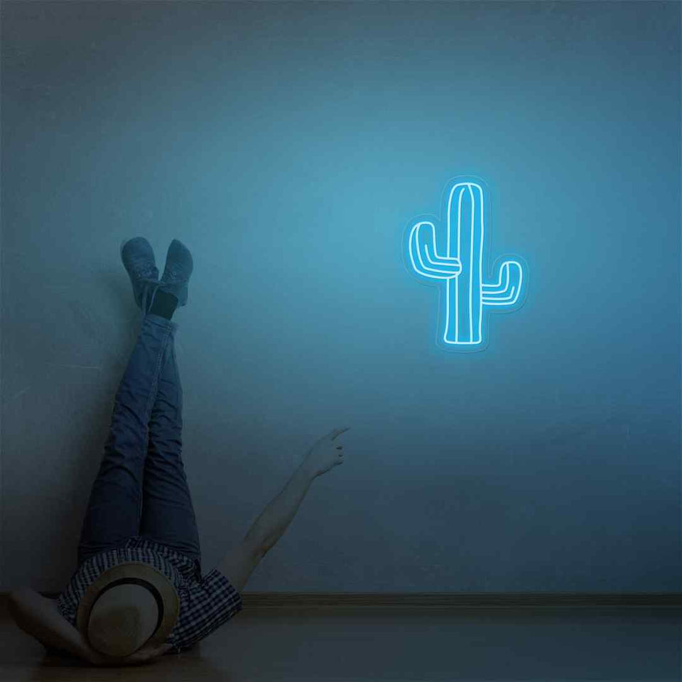Cactus neon sign