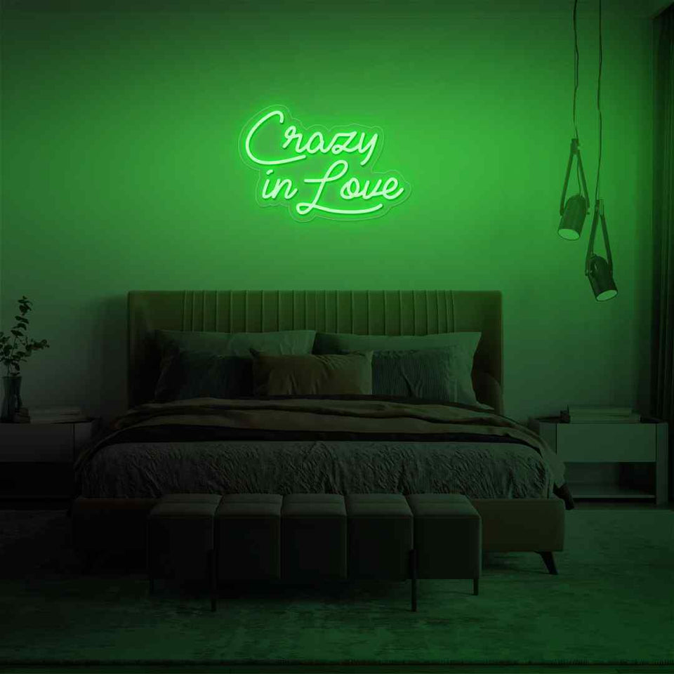 Crazy in love neon sign