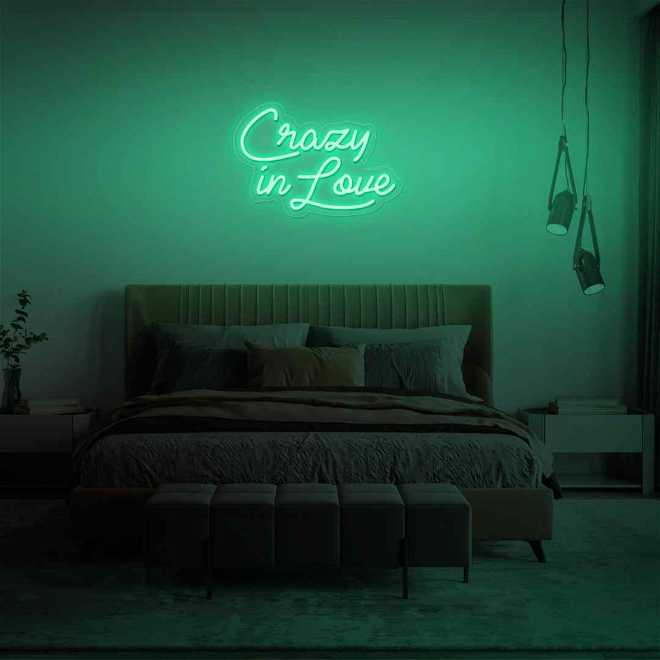 Crazy in love neon sign