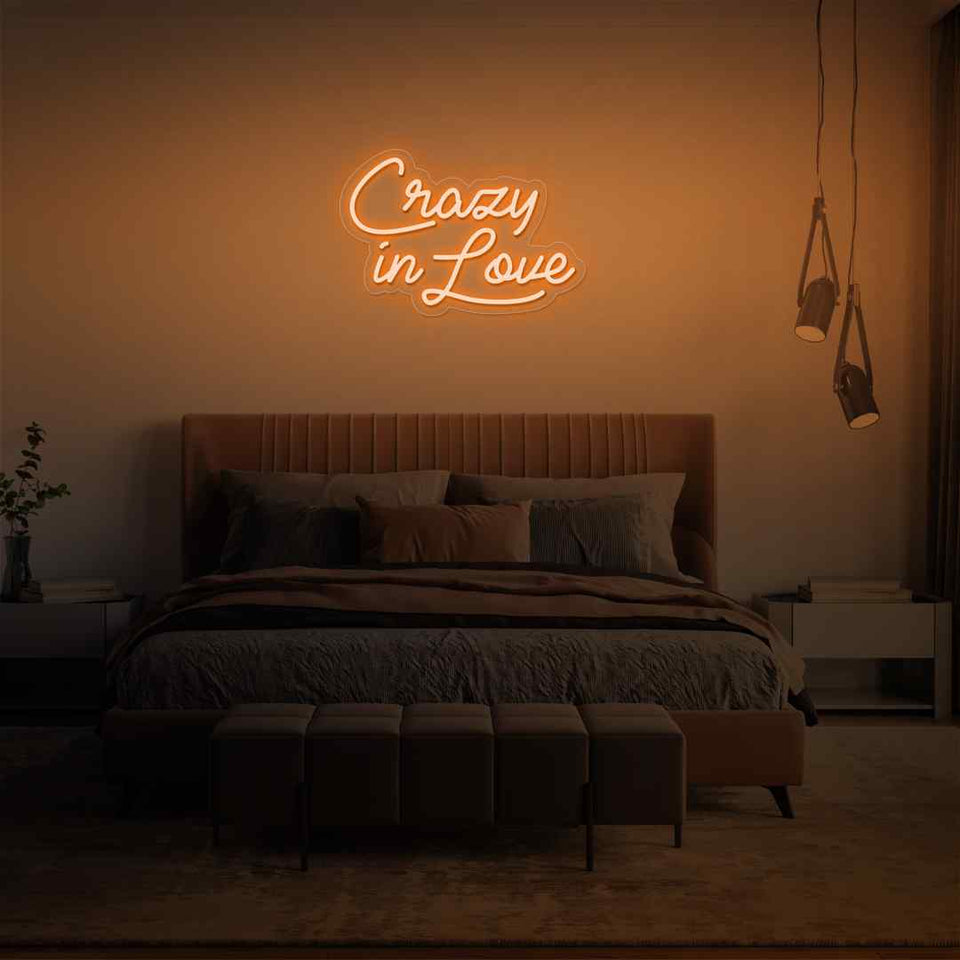 Crazy in love neon sign