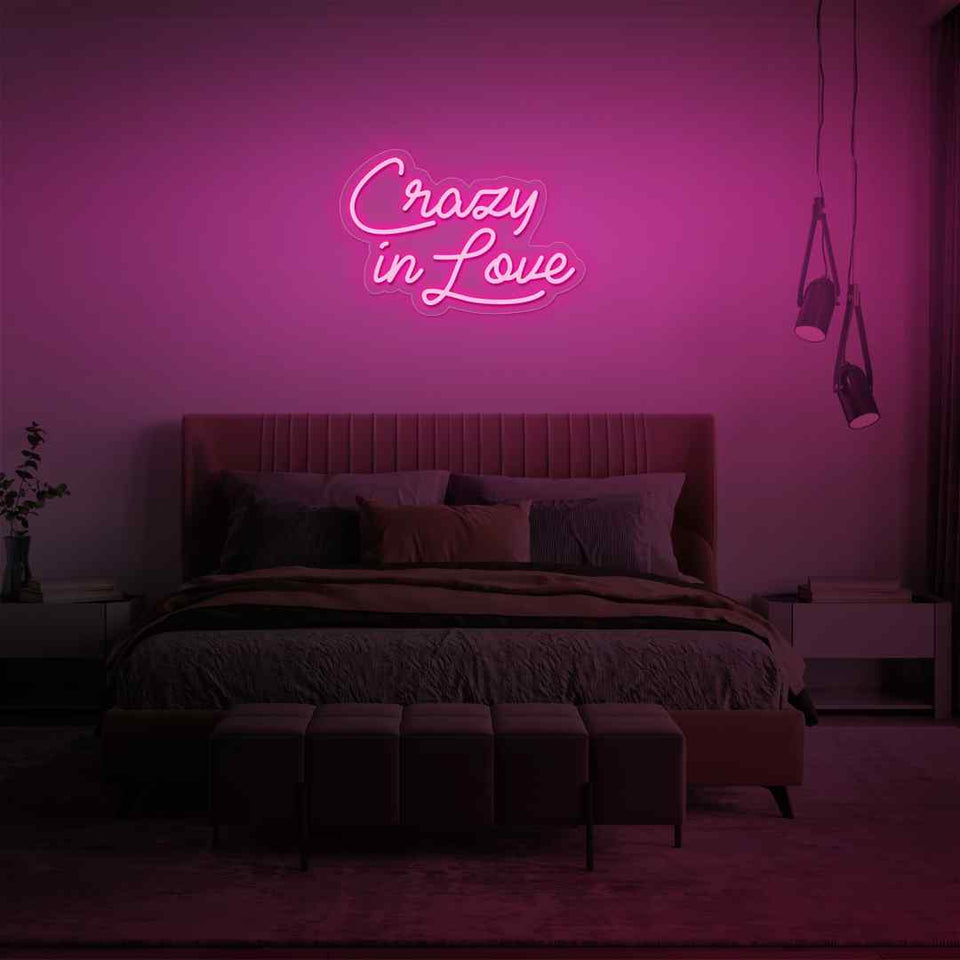Crazy in love neon sign
