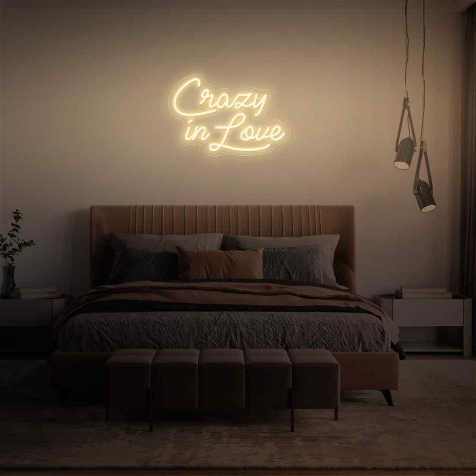 Crazy in love neon sign