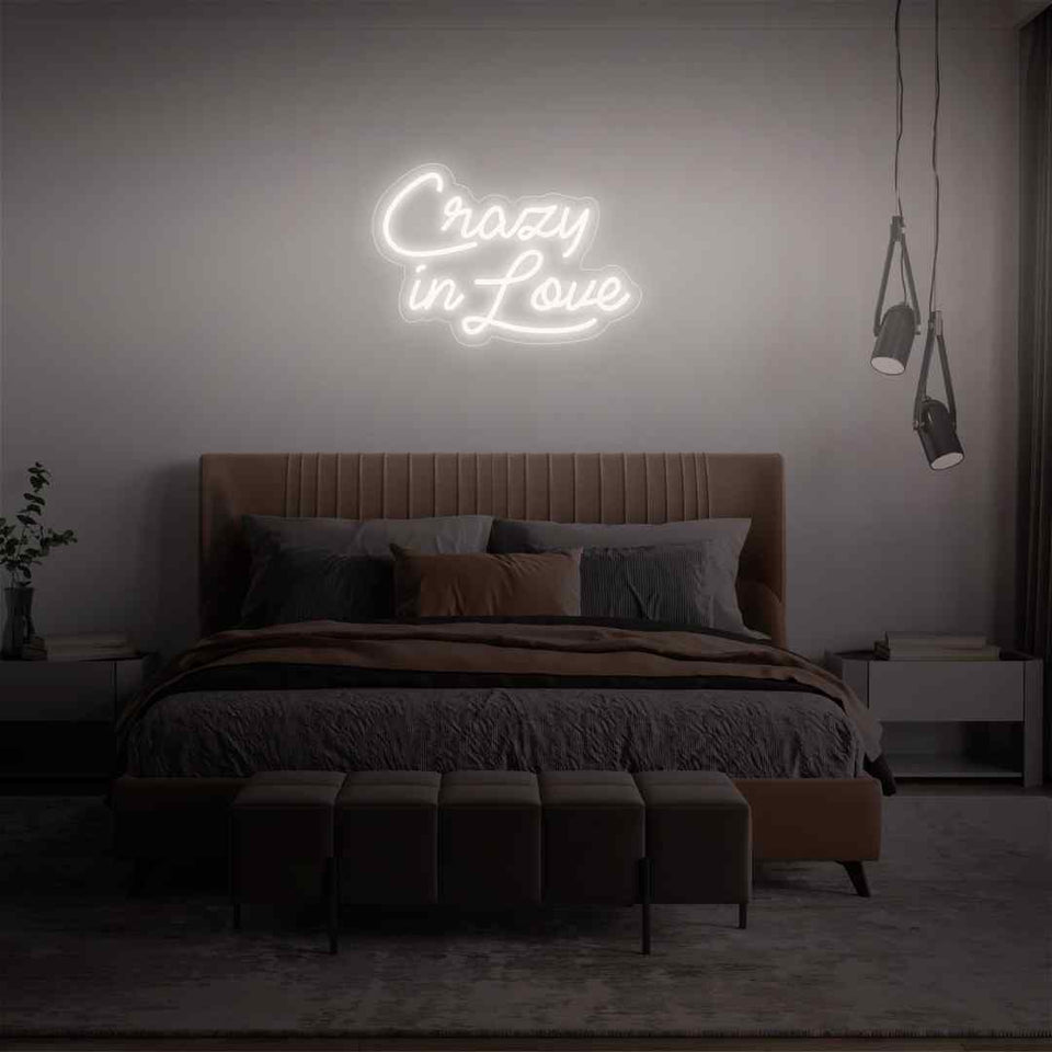 Crazy in love neon sign