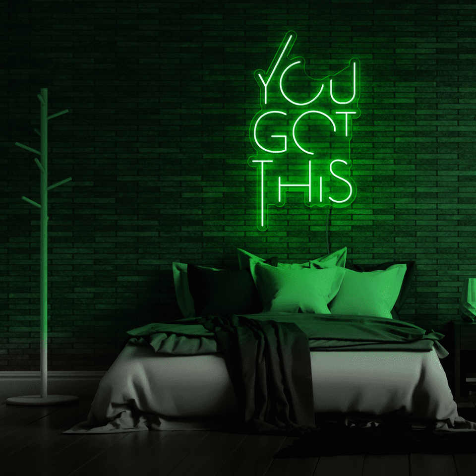 YOU GOT THIS WHITE COLOR LED NEON SIGN