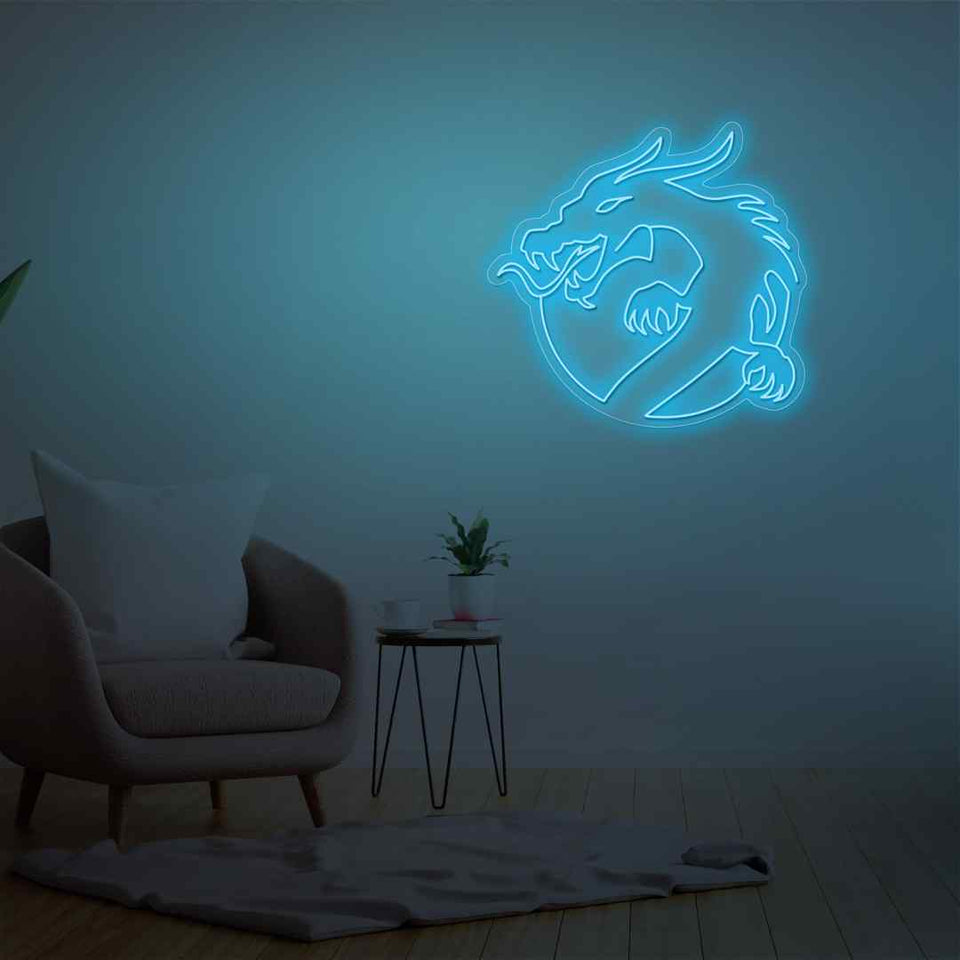 Dragon neon sign
