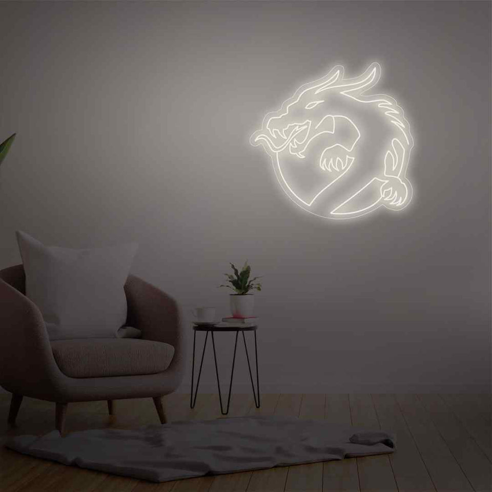 Dragon neon sign