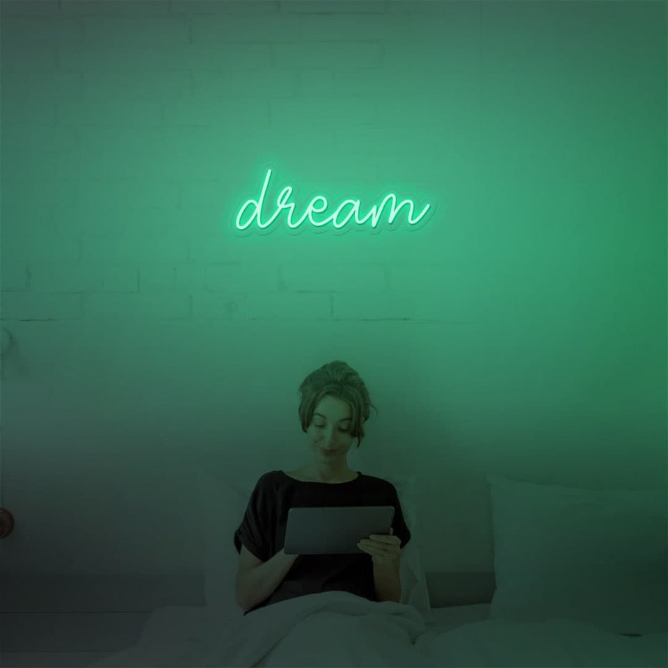 DREAM MINT GREEN COLOR NEON SIGN