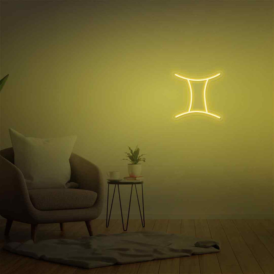 Gemini neon sign