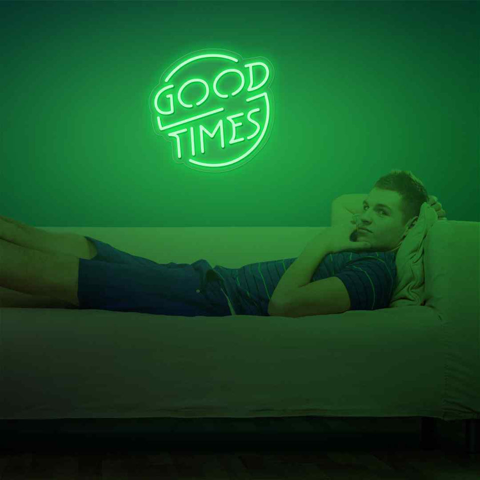 Good times neon sign