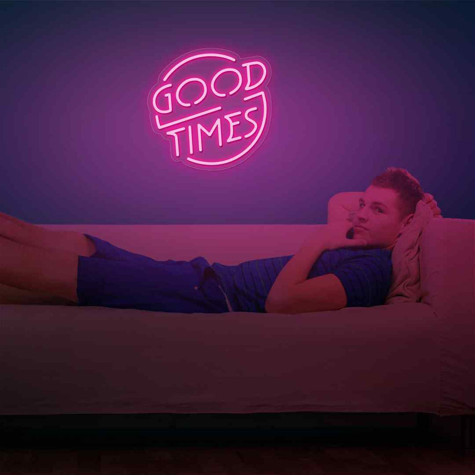 Good times neon sign