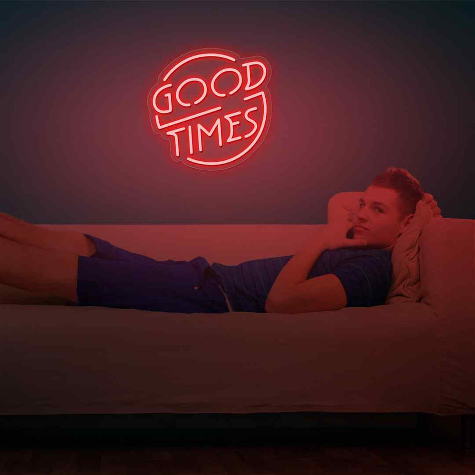 Good times neon sign