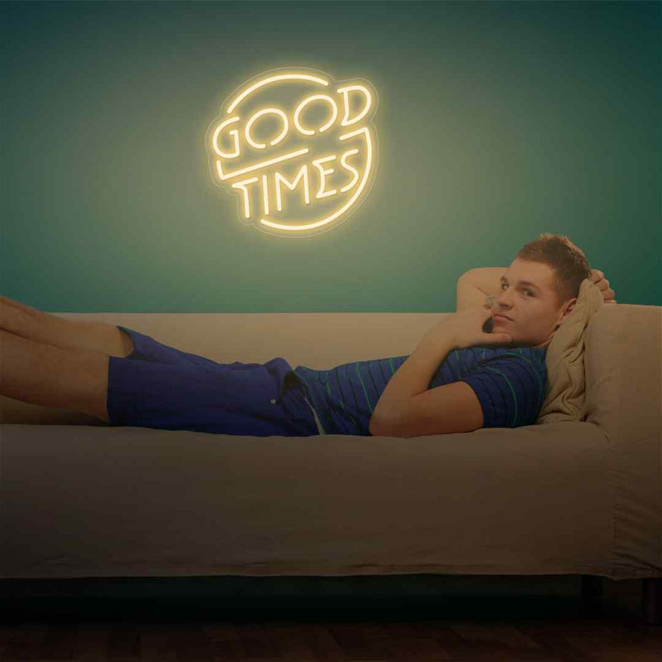 Good times neon sign