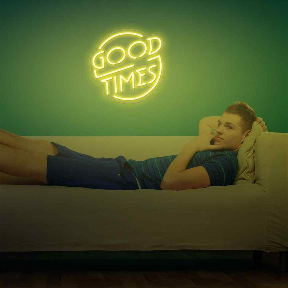 Good times neon sign